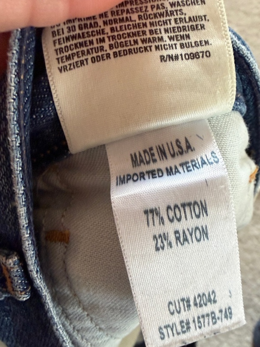 Citizens Of Humanity Womens Indigo Jeans-size 30 - Picture 5 of 8